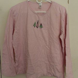 Long Sleeve Pink Pajamas top